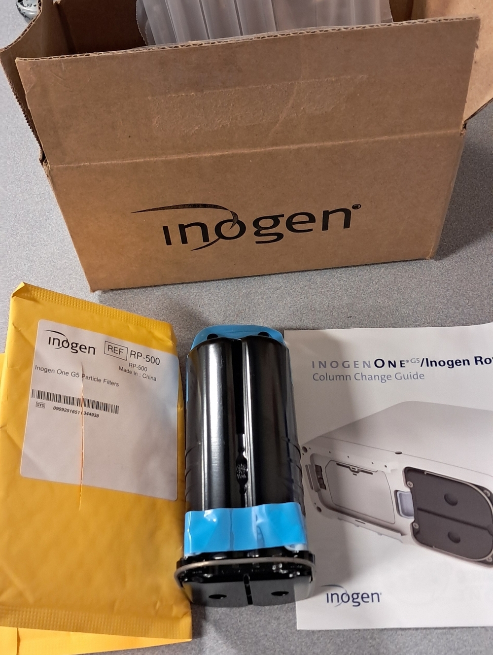 NEW - Inogen One G5/ ROVE 6 Replacement Column Pair With Particle Filters